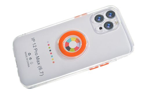Чехол-накладка для iPhone 12 Pro Max NEW RING TPU оранжевый оптом, в розницу Центр Компаньон фото 3
