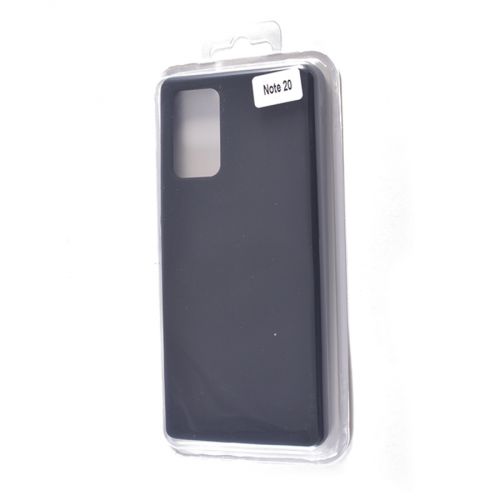 Чехол-накладка для Samsung N980F Note 20 VEGLAS SILICONE CASE закрытый черный (3) - фото