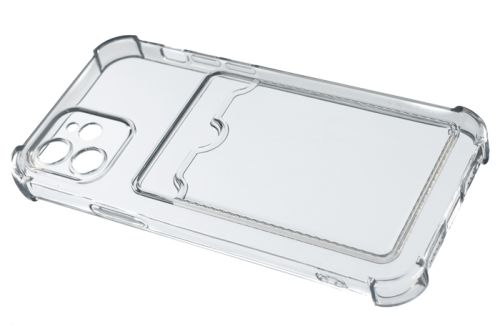 Чехол-накладка для iPhone 12 VEGLAS Air Pocket черно-прозрачный оптом, в розницу Центр Компаньон фото 3