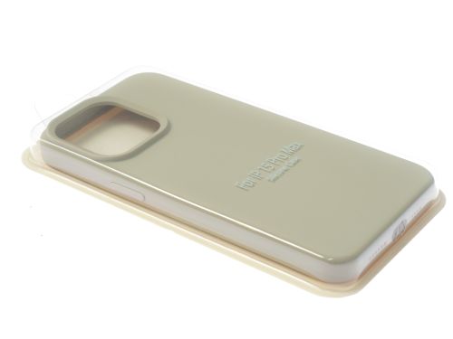 Чехол-накладка для iPhone 15 Pro Max SILICONE CASE закрытый молочно-белый (10) оптом, в розницу Центр Компаньон фото 2