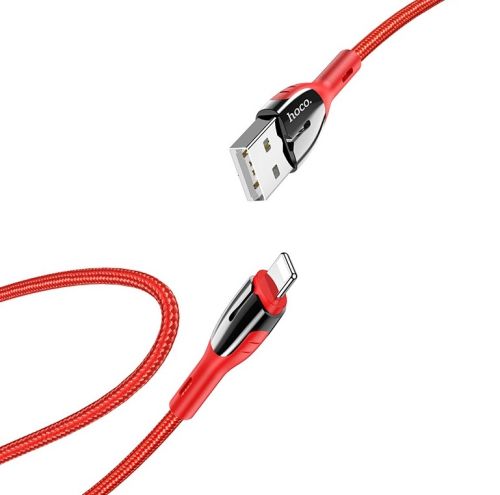 Кабель USB Lightning 8Pin HOCO U89 Safeness 2.4A 1.2м красный оптом, в розницу Центр Компаньон фото 2