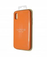 Купить Чехол-накладка для iPhone X/XS VEGLAS SILICONE CASE NL закрытый персиковый (2) оптом, в розницу в ОРЦ Компаньон