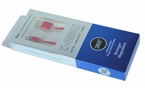 Кабель USB-Micro USB X-Cable Магнитный 1м красный  оптом, в розницу Центр Компаньон фото 3