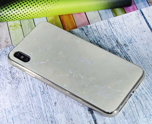 Чехол-накладка для iPhone XS Max SPANGLES GLASS TPU золото																														 оптом, в розницу Центр Компаньон фото 4
