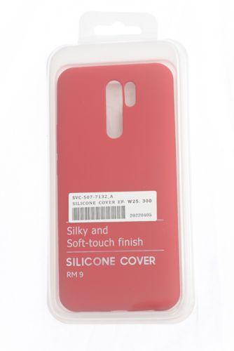 Чехол-накладка для XIAOMI Redmi 9 SILICONE CASE NL OP закрытый красный (1) - фото фото 4