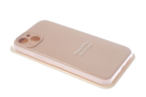 Чехол-накладка для iPhone 14 Plus SILICONE CASE Защита камеры светло-розовый (19) оптом, в розницу Центр Компаньон фото 2