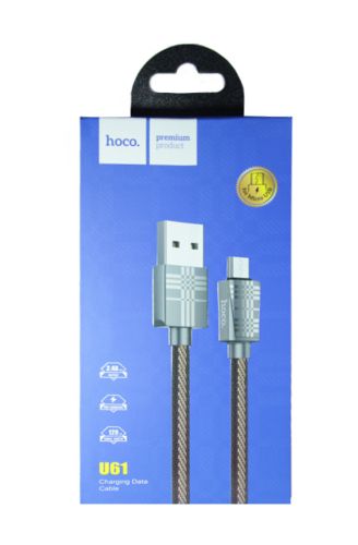 Кабель USB-Micro USB HOCO U61 Treasure 2,4A 1.2м коричневый оптом, в розницу Центр Компаньон фото 2