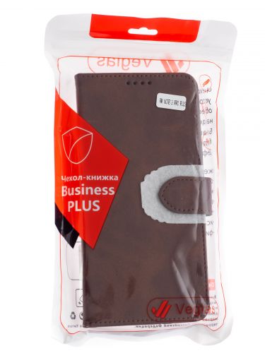 Чехол-книжка для XIAOMI Redmi Note 13 Pro Plus VEGLAS BUSINESS PLUS коричневый оптом, в розницу Центр Компаньон фото 5