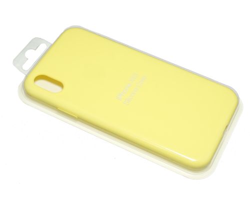 Чехол-накладка для iPhone XR SILICONE CASE закрытый лимонный (37) оптом, в розницу Центр Компаньон фото 2