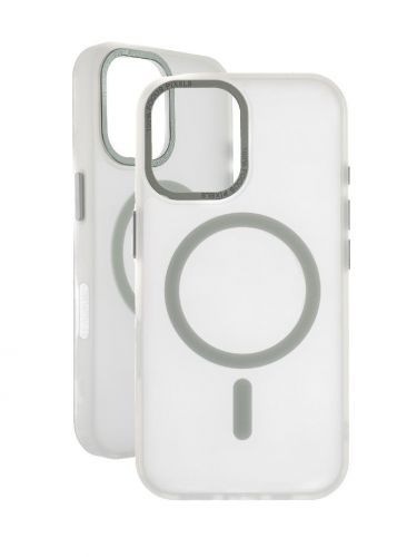 Чехол-накладка для iPhone 16 VEGLAS Fog Magnetic белый - фото