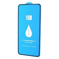 Защитное стекло для HUAWEI Honor 10X Lite 11D FULL GLUE (синяя основа) коробка черный - фото