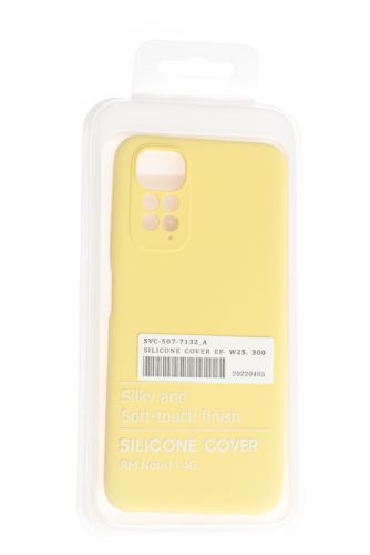 Чехол-накладка для XIAOMI Redmi Note 11 SILICONE CASE NL OP закрытый желтый (20) оптом, в розницу Центр Компаньон фото 4