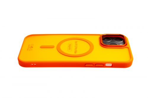 Чехол-накладка для iPhone 12 Pro Max VEGLAS Fog Magnetic оранжевый - фото фото 4