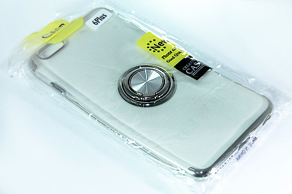 Чехол-накладка для iPhone 6/6S Plus ELECTROPLATED TPU КОЛЬЦО серебро - оптовая продажа фото 2 Чехол-накладка для iPhone 6/6S Plus ELECTROPLATED TPU КОЛЬЦО серебро - фото фото 2