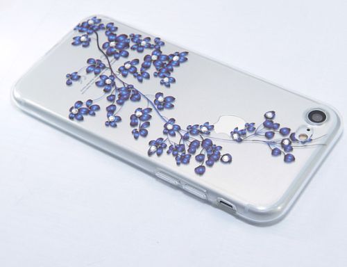 Чехол-накладка для iPhone 7/8/SE FASHION TPU стразы Полевые цветы вид 3 оптом, в розницу Центр Компаньон фото 2