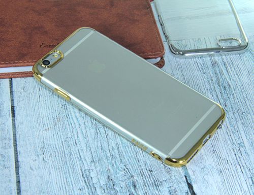 Чехол-накладка для iPhone 6/6S ELECTROPLATED TPU DOKA золото оптом, в розницу Центр Компаньон фото 2