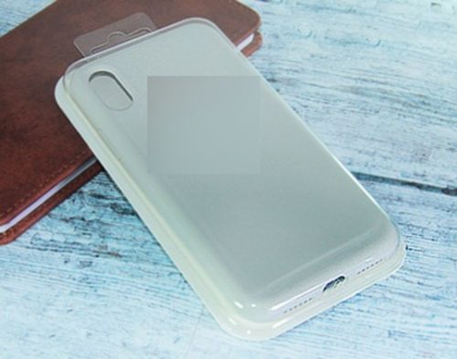 Чехол-накладка для iPhone X/XS SILICONE CASE закрытый кремовый (11) - фото фото 2