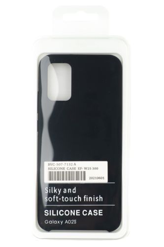 Чехол-накладка для Samsung A025F A02S SILICONE CASE OP черный (3) оптом, в розницу Центр Компаньон фото 4