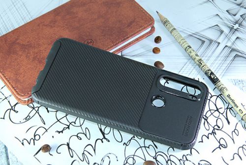 Чехол-накладка для XIAOMI Redmi Note 8T BECATION BEETLES CARBON TPU ANTISHOCK черный - фото фото 3