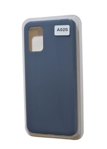 Чехол-накладка для Samsung A025F A02S VEGLAS SILICONE CASE закрытый темно-синий (8) оптом, в розницу Центр Компаньон