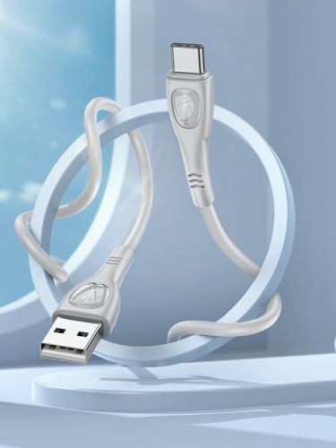 Кабель USB Type-C BOROFONE BX98 Superior 3.0A 1м серый оптом, в розницу Центр Компаньон фото 4