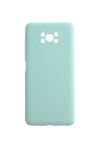 Чехол-накладка для XIAOMI Poco X3 NFC SILICONE CASE NL OP закрытый бирюзовый (2) - фото