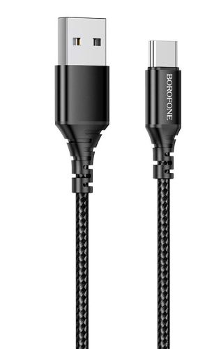 Кабель USB Type-C BOROFONE BX54 Ultra bright 2.4A 1м черный оптом, в розницу Центр Компаньон фото 3