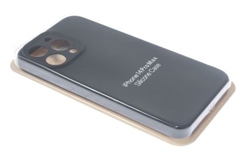 Чехол-накладка для iPhone 14 Pro Max SILICONE CASE Защита камеры темно-синий (8) оптом, в розницу Центр Компаньон фото 2