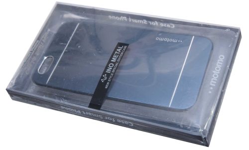 Чехол-накладка для iPhone 6/6S MOTOMO металл/пластик синий оптом, в розницу Центр Компаньон фото 2