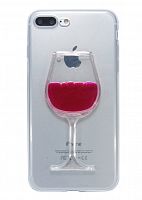 Купить Чехол-накладка для iPhone 7/8 Plus БОКАЛ TPU розовый оптом, в розницу в ОРЦ Компаньон