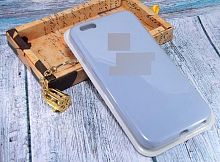 Чехол-накладка для iPhone 6/6S Plus  SILICONE CASE закрытый сиренево-голубой (5) - фото