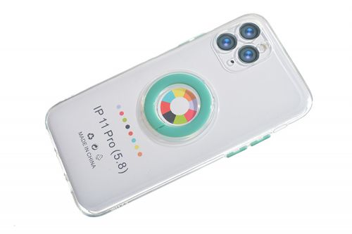 Чехол-накладка для iPhone 11 Pro NEW RING TPU бирюзовый - оптовая продажа фото 3 Чехол-накладка для iPhone 11 Pro NEW RING TPU бирюзовый - фото фото 3