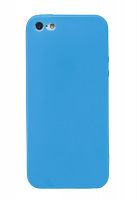 Купить Чехол-накладка для iPhone 5G/5S FASHION TPU матовый б/отв синий оптом, в розницу в ОРЦ Компаньон