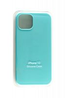 Купить Чехол-накладка для iPhone 13 SILICONE CASE закрытый бирюзовый (21) оптом, в розницу в ОРЦ Компаньон