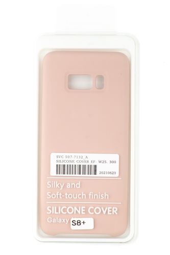 Чехол-накладка для Samsung G955H S8 Plus SILICONE CASE OP светло-розовый (18) оптом, в розницу Центр Компаньон фото 4