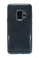 Чехол-накладка для Samsung G960F S9 JZZS Shinny 3в1 TPU черная - фото