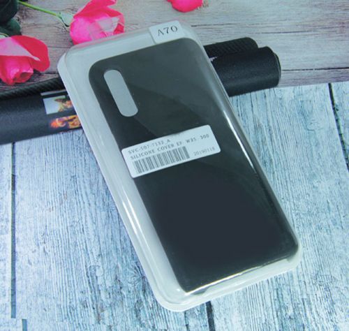 Чехол-накладка для Samsung A705 A70 SILICONE CASE черный - оптовая продажа Чехол-накладка для Samsung A705 A70 SILICONE CASE черный - фото