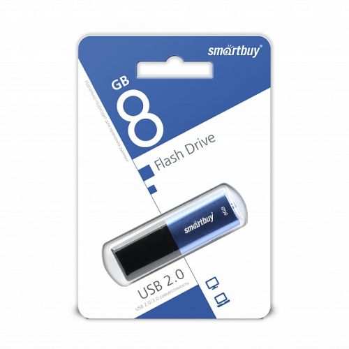 USB флэш карта 16 Gb USB 2.0 Smart Buy X-Cut синий - оптовая продажа USB флэш карта 16 Gb USB 2.0 Smart Buy X-Cut синий - фото