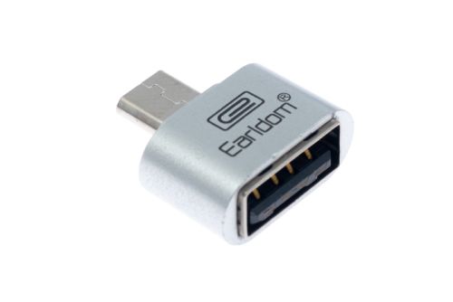 Адаптер USB MICRO USB OTG EarlDom ET-OT01 серебро блистер оптом, в розницу Центр Компаньон фото 2