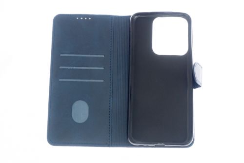 Чехол-книжка для Tecno Spark 8C BUSINESS PLUS синий - фото фото 3