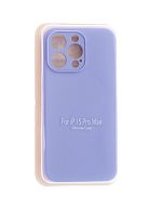 Купить Чехол-накладка для iPhone 15 Pro Max VEGLAS SILICONE CASE NL Защита камеры сиреневый (41) оптом, в розницу в ОРЦ Компаньон