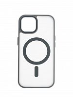 Чехол-накладка для iPhone 15 VEGLAS Fog Magnetic серый - фото
