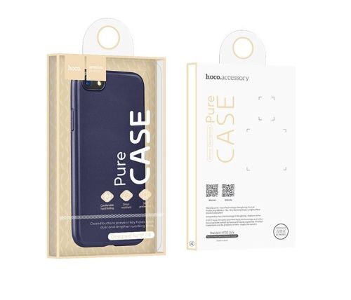 Чехол-накладка для iPhone 7/8/SE HOCO BODE RAISE TPU синяя оптом, в розницу Центр Компаньон фото 2