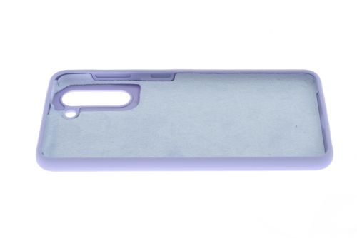 Чехол-накладка для Samsung G991 S21 SILICONE CASE OP закрытый сиреневый (13) оптом, в розницу Центр Компаньон фото 3