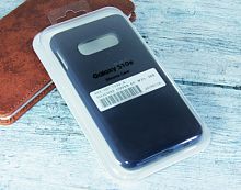 Купить Чехол-накладка для Samsung G970 S10 E SILICONE CASE закрытый темно-синий (8) оптом, в розницу в ОРЦ Компаньон