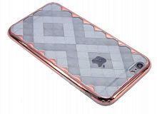 Купить Чехол-накладка для iPhone 6/6S YOUNICOU Блеск Рамка TPU розовый оптом, в розницу в ОРЦ Компаньон