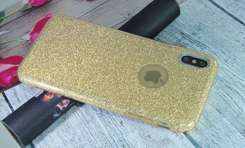 Чехол-накладка для iPhone XS Max JZZS Shinny 3в1 TPU золото оптом, в розницу Центр Компаньон фото 3