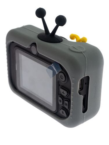 Детская игрушка фотоаппарат Q1 серый оптом, в розницу Центр Компаньон фото 3