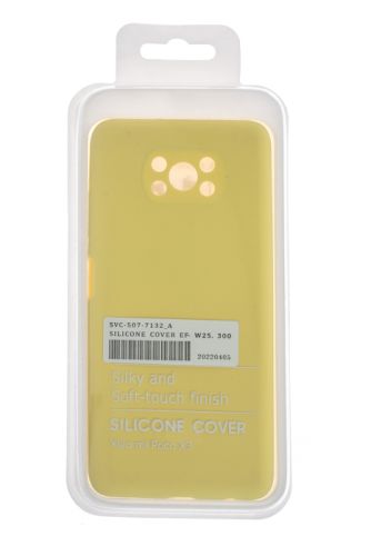 Чехол-накладка для XIAOMI Poco X3 NFC SILICONE CASE OP закрытый желтый (20) оптом, в розницу Центр Компаньон фото 4