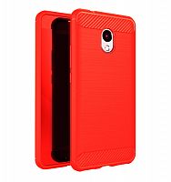 Чехол-накладка для MEIZU M5s 009508 ANTISHOCK красный - фото